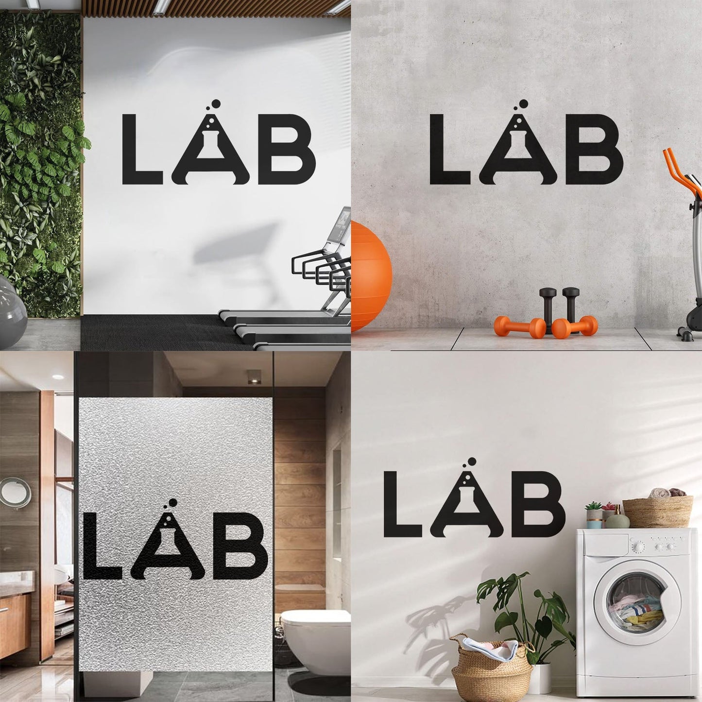 Wall Stickers Paster Paper Lab School Chemistry Laboratory Science Class Tattoo Culture