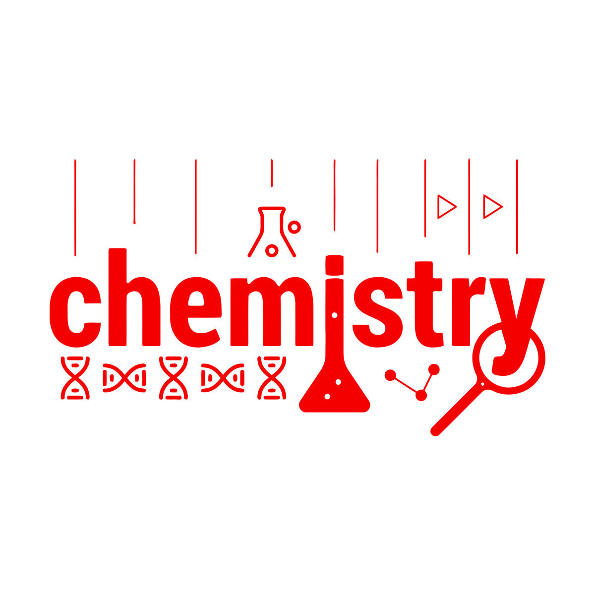 Wall Vinyl Sticker Decor Lab School Science Chemistry Physics Removable Without Leaving Glue