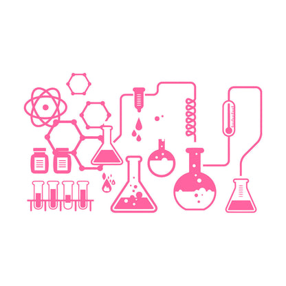 Lettering Stickers Science Chemical Lab Scientist Chemistry School Waterproof