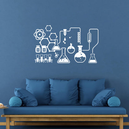 Lettering Stickers Science Chemical Lab Scientist Chemistry School Waterproof