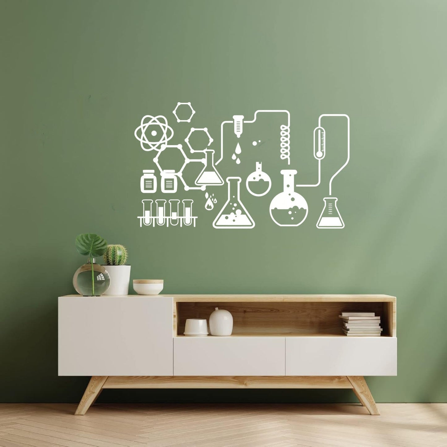 Lettering Stickers Science Chemical Lab Scientist Chemistry School Waterproof