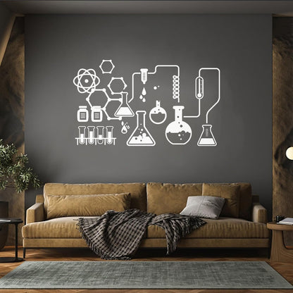 Lettering Stickers Science Chemical Lab Scientist Chemistry School Waterproof