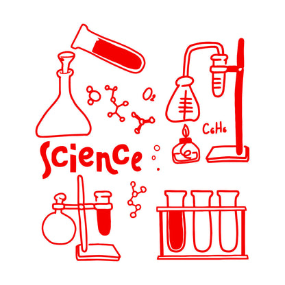 Vinyl Wall Stickers Science Chemistry School Lab Scientific School Personalized Customization