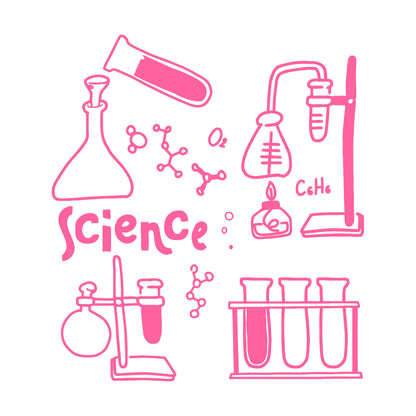 Vinyl Wall Stickers Science Chemistry School Lab Scientific School Personalized Customization