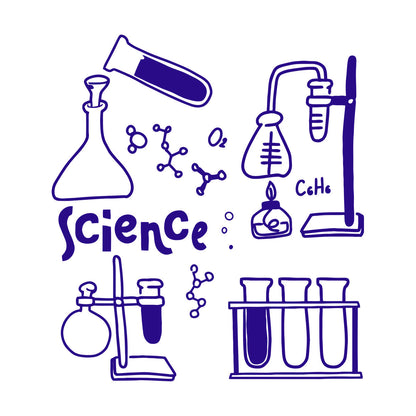 Vinyl Wall Stickers Science Chemistry School Lab Scientific School Personalized Customization