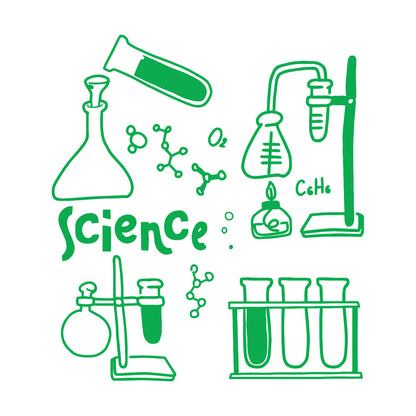 Vinyl Wall Stickers Science Chemistry School Lab Scientific School Personalized Customization