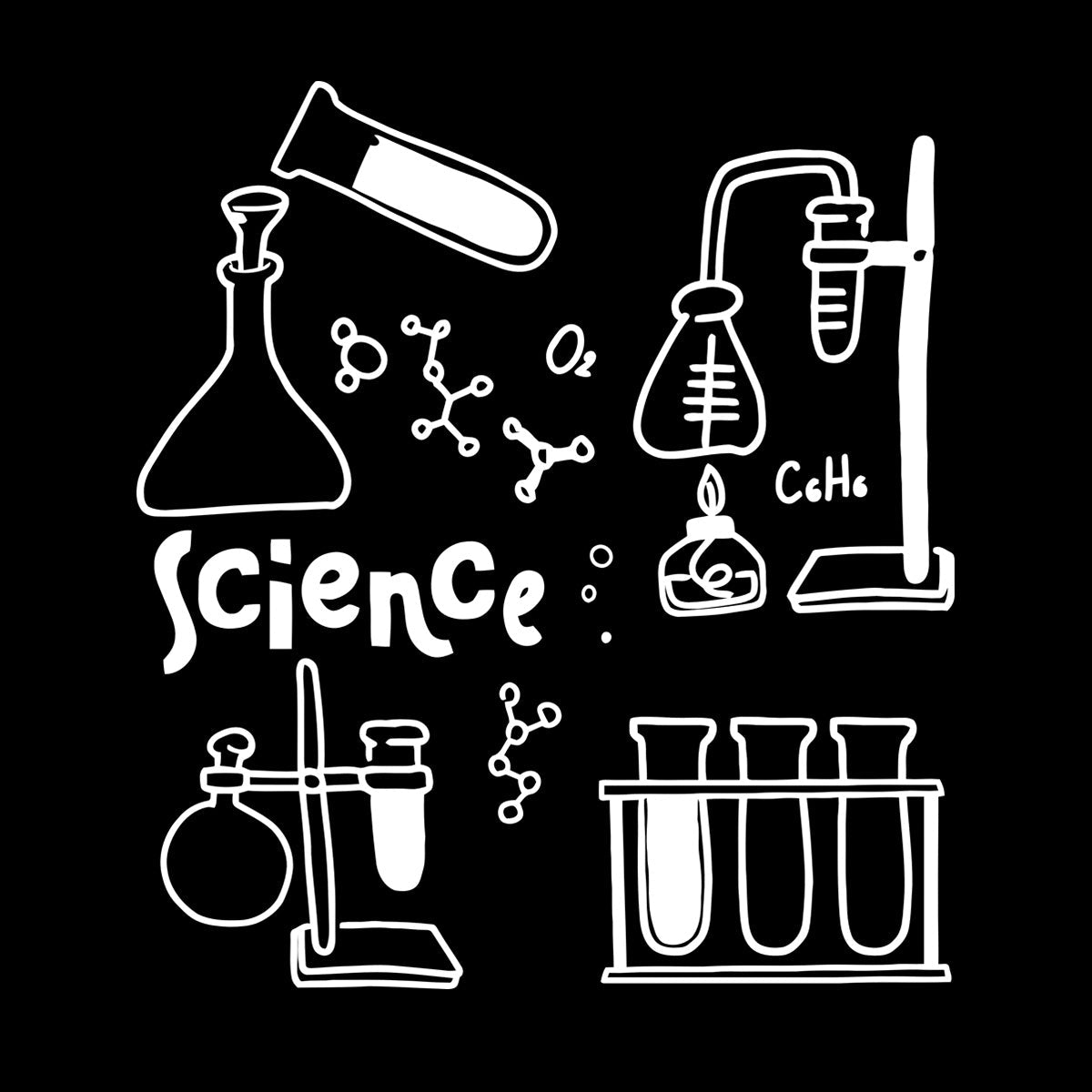 Vinyl Wall Stickers Science Chemistry School Lab Scientific School Personalized Customization