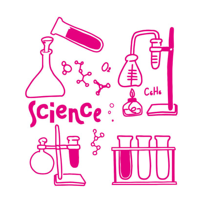 Vinyl Wall Stickers Science Chemistry School Lab Scientific School Personalized Customization