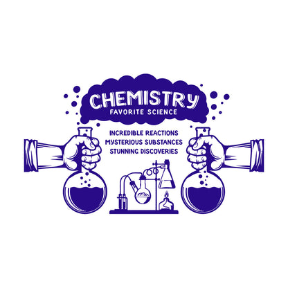 Science Chemistry Lab Words Discoveries Substances Reactions Wall Decals Can Modify And Add Information