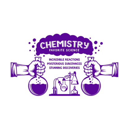 Science Chemistry Lab Words Discoveries Substances Reactions Wall Decals Can Modify And Add Information
