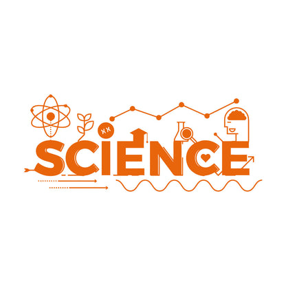 Vinyl Wall Decals Science Class Chemistry Physics Stem School Art Decoration