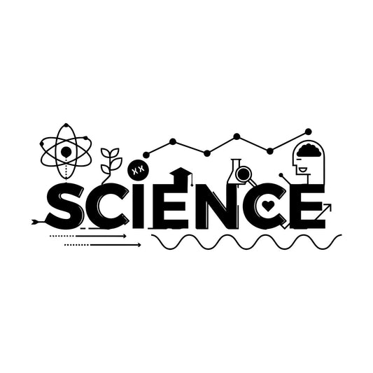Vinyl Wall Decals Science Class Chemistry Physics Stem School Art Decoration