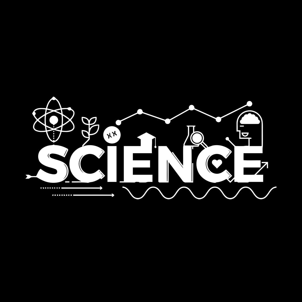Vinyl Wall Decals Science Class Chemistry Physics Stem School Art Decoration