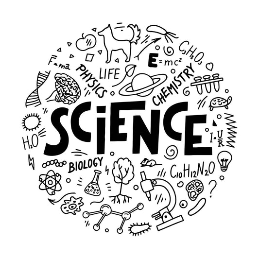 Mural And Wall Vinyl Decal Science Physics Biology Chemistry School Student Car Body Decoration