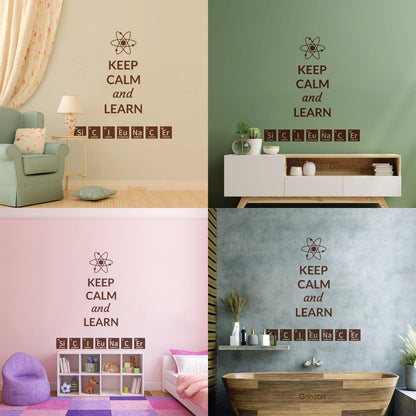 Science Quote Chemical Lab Chemistry Laboratory School Classroom Wall Stickers Paster Paper Window Decals