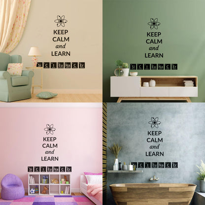 Science Quote Chemical Lab Chemistry Laboratory School Classroom Wall Stickers Paster Paper Window Decals