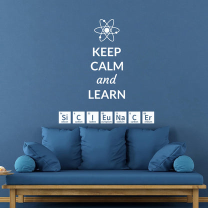 Science Quote Chemical Lab Chemistry Laboratory School Classroom Wall Stickers Paster Paper Window Decals