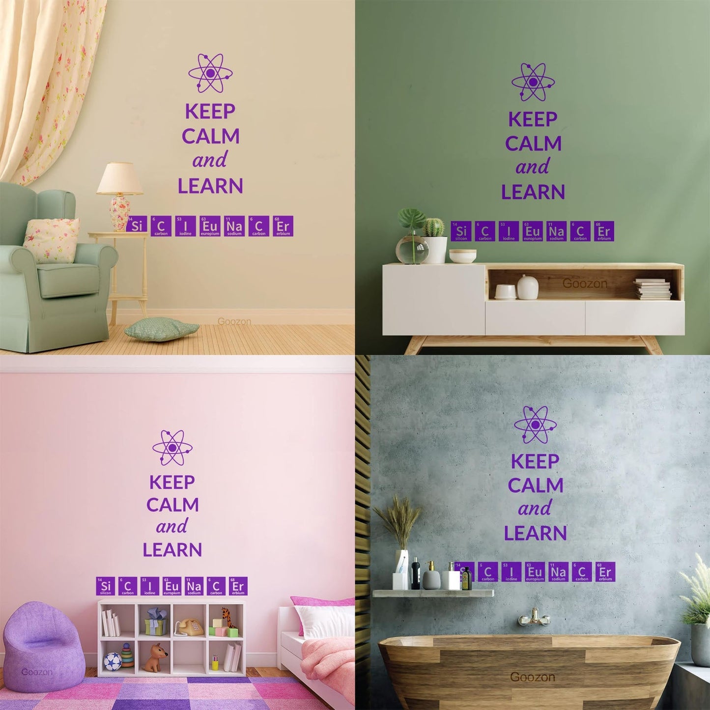 Science Quote Chemical Lab Chemistry Laboratory School Classroom Wall Stickers Paster Paper Window Decals