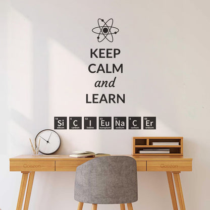 Science Quote Chemical Lab Chemistry Laboratory School Classroom Wall Stickers Paster Paper Window Decals