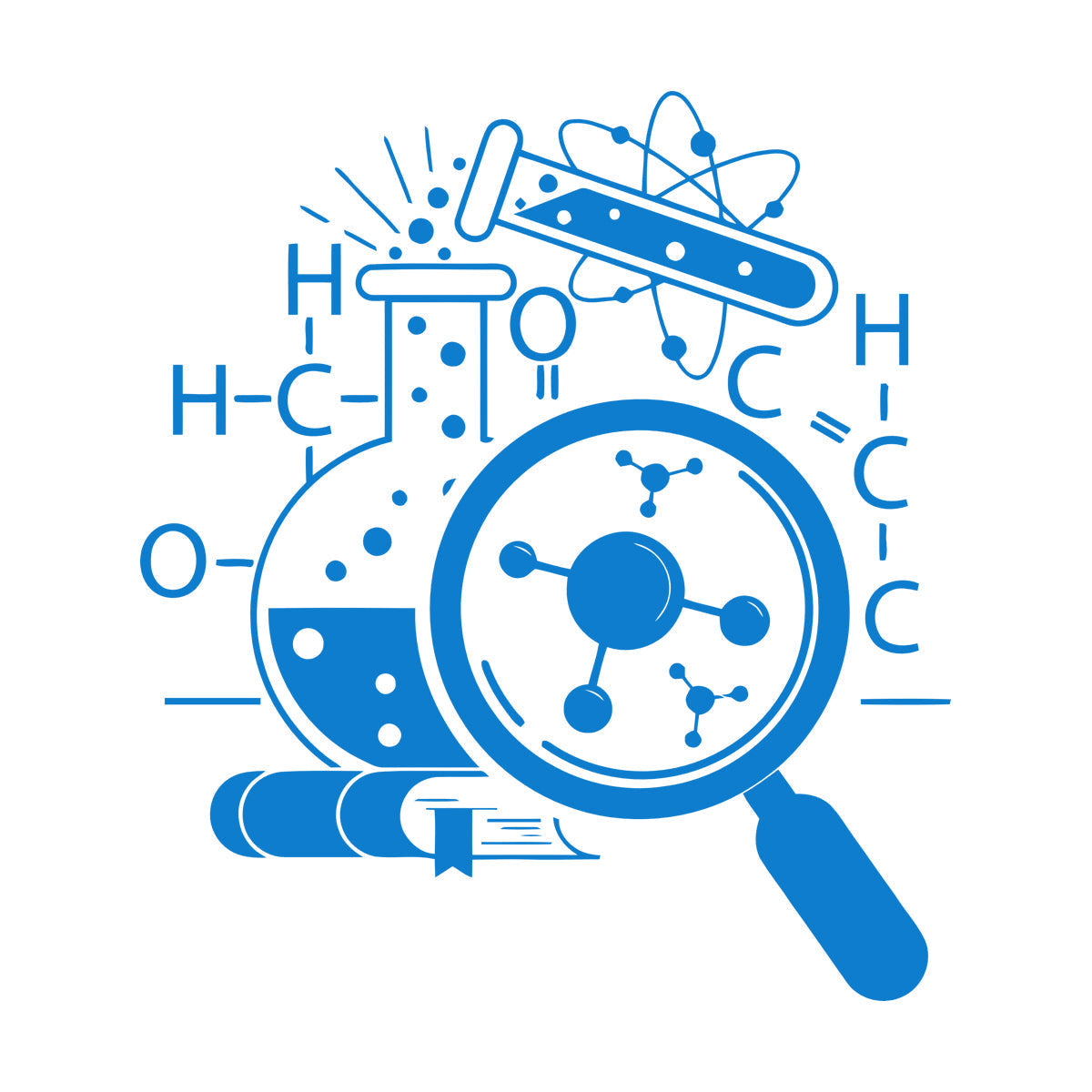 Wall Vinyl Sticker Decor Science School Chemistry Scientist Glass Stickers