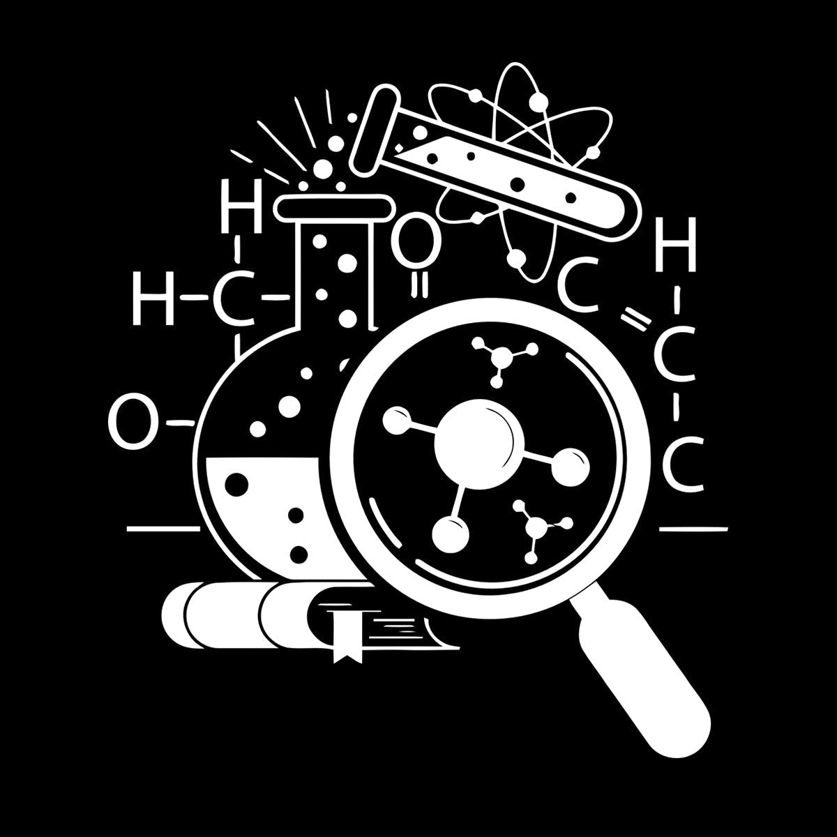 Wall Vinyl Sticker Decor Science School Chemistry Scientist Glass Stickers