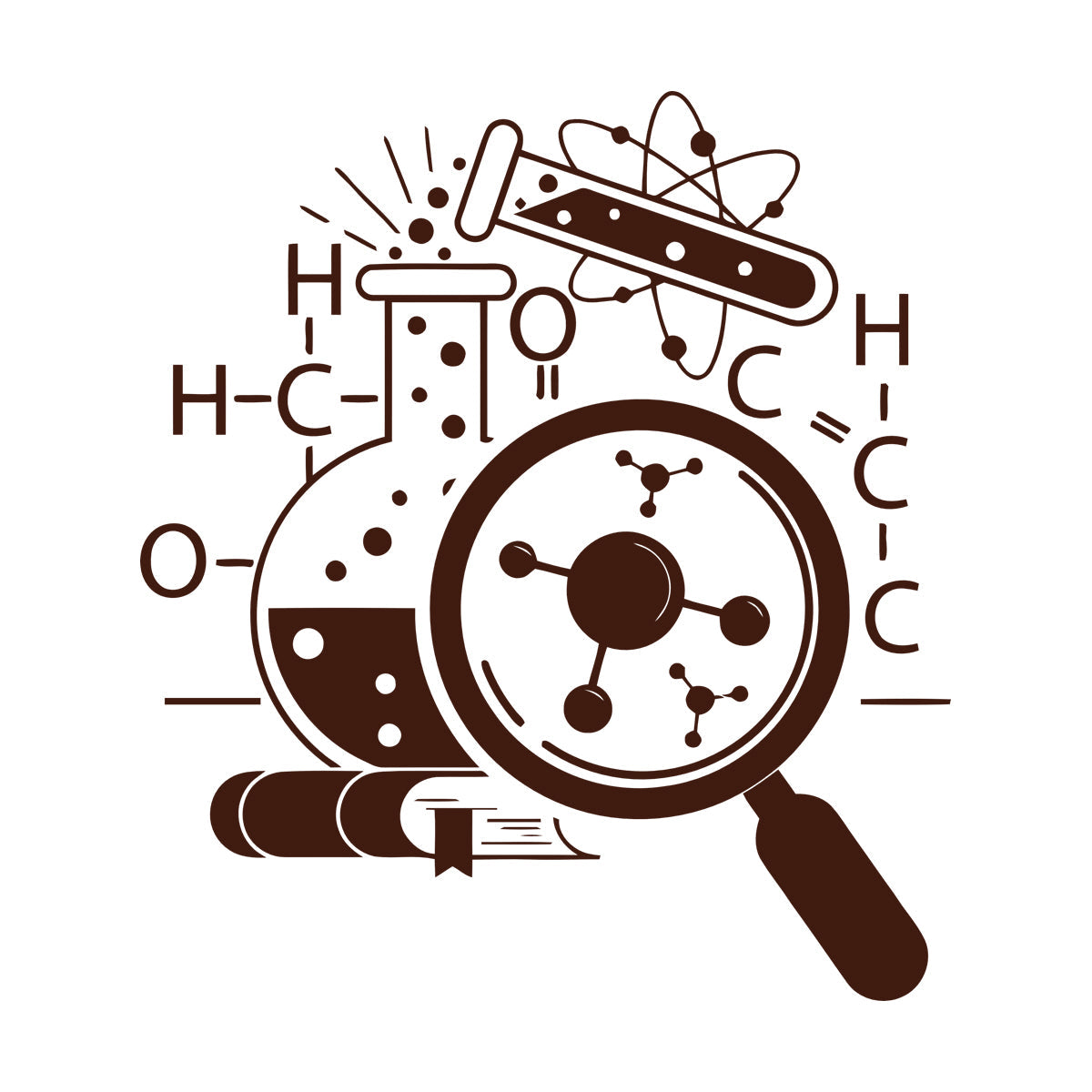 Wall Vinyl Sticker Decor Science School Chemistry Scientist Glass Stickers