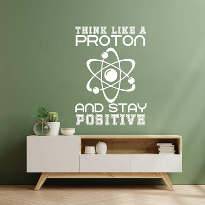 Fine Carving Stickers Science School Proton Chemistry Phrase Laboratory Store Decoration