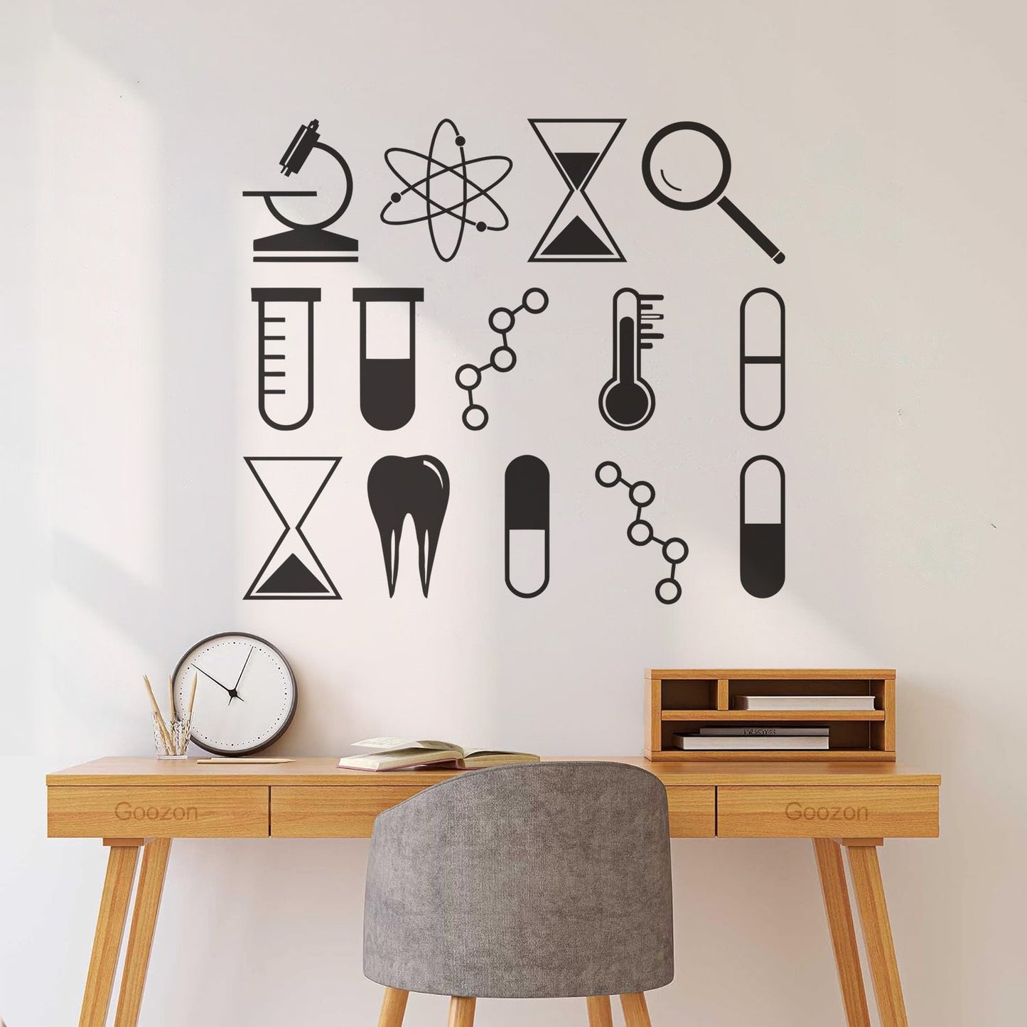 Wall Stickers Science University School Laboratory Chemistry Tattoo Culture