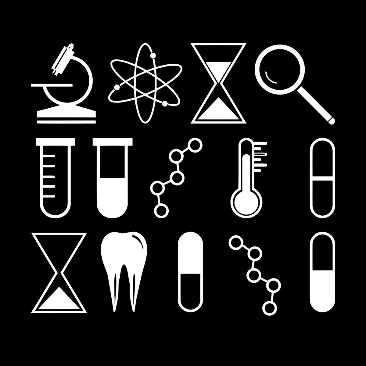 Wall Stickers Science University School Laboratory Chemistry Tattoo Culture
