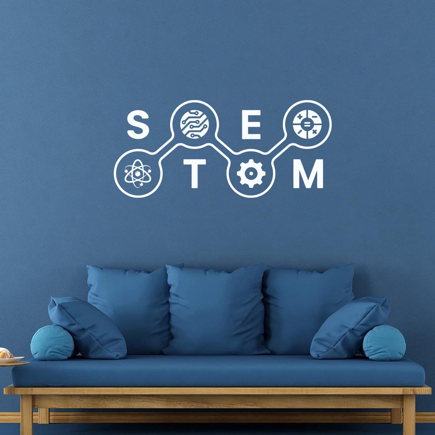 Fine Carving Decals Stem Lettering School Science Class Chemistry Removable Without Leaving Glue