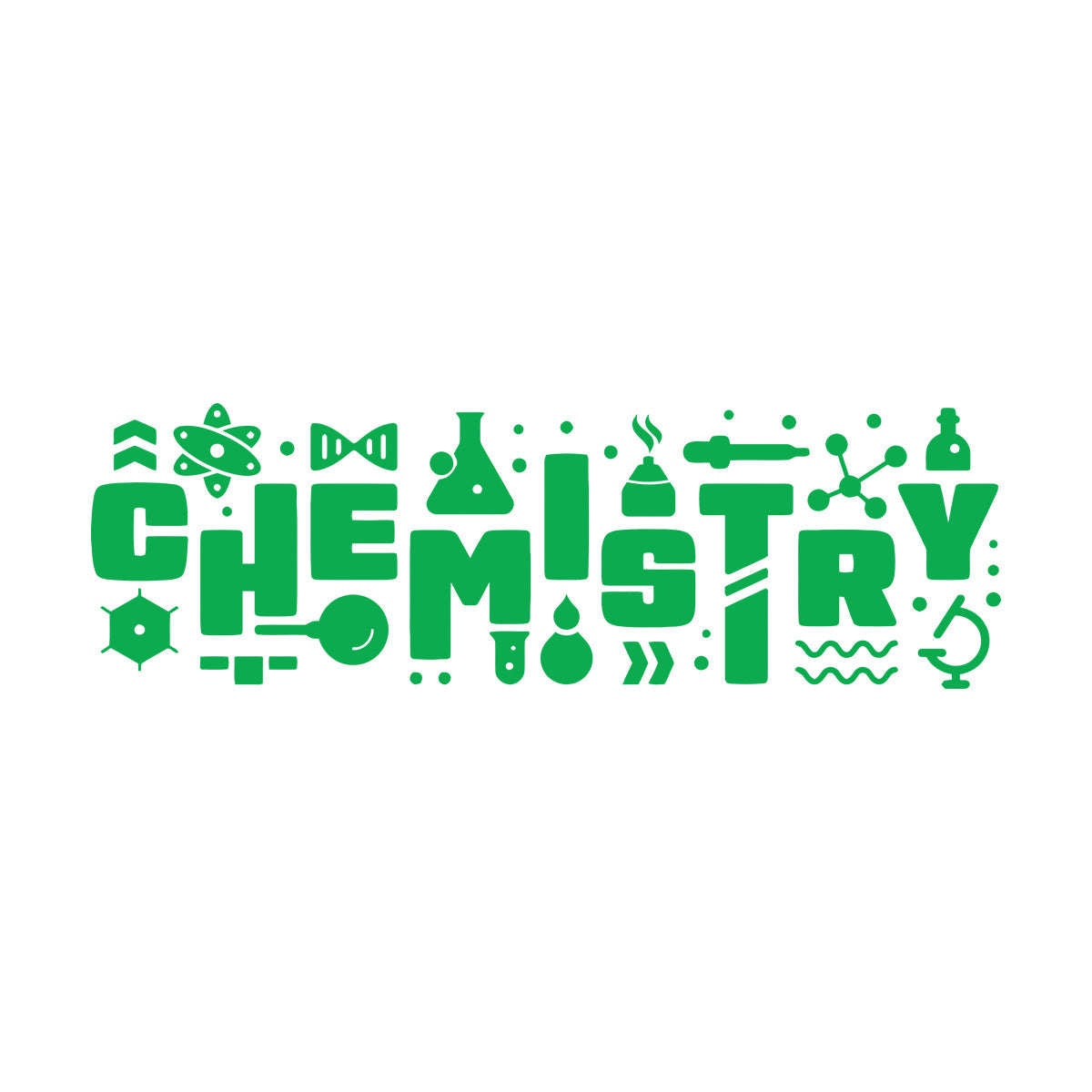 Vinyl Art Sticker Table Teen Chemistry Science School Self Adhesive