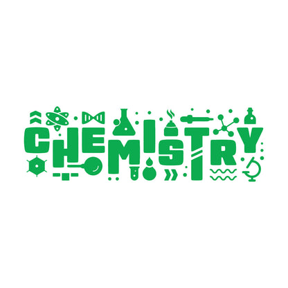 Vinyl Art Sticker Table Teen Chemistry Science School Self Adhesive