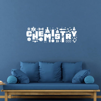 Vinyl Art Sticker Table Teen Chemistry Science School Self Adhesive