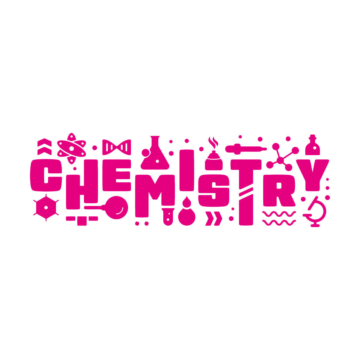 Vinyl Art Sticker Table Teen Chemistry Science School Self Adhesive