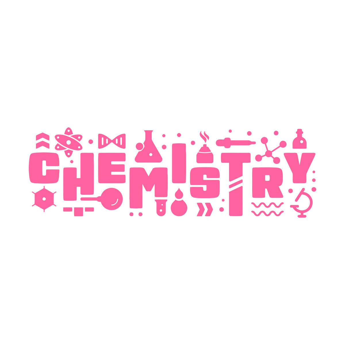 Vinyl Art Sticker Table Teen Chemistry Science School Self Adhesive