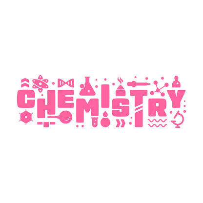 Vinyl Art Sticker Table Teen Chemistry Science School Self Adhesive
