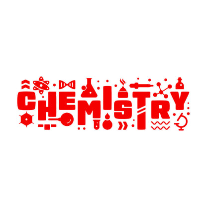Vinyl Art Sticker Table Teen Chemistry Science School Self Adhesive