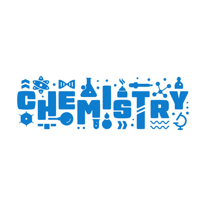 Vinyl Art Sticker Table Teen Chemistry Science School Self Adhesive