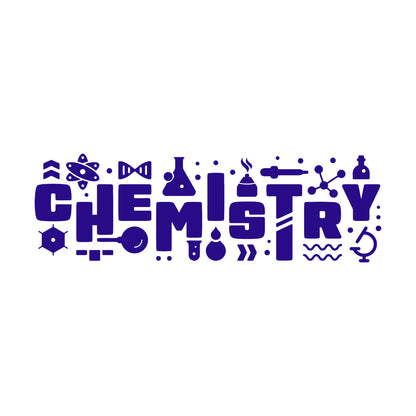 Vinyl Art Sticker Table Teen Chemistry Science School Self Adhesive