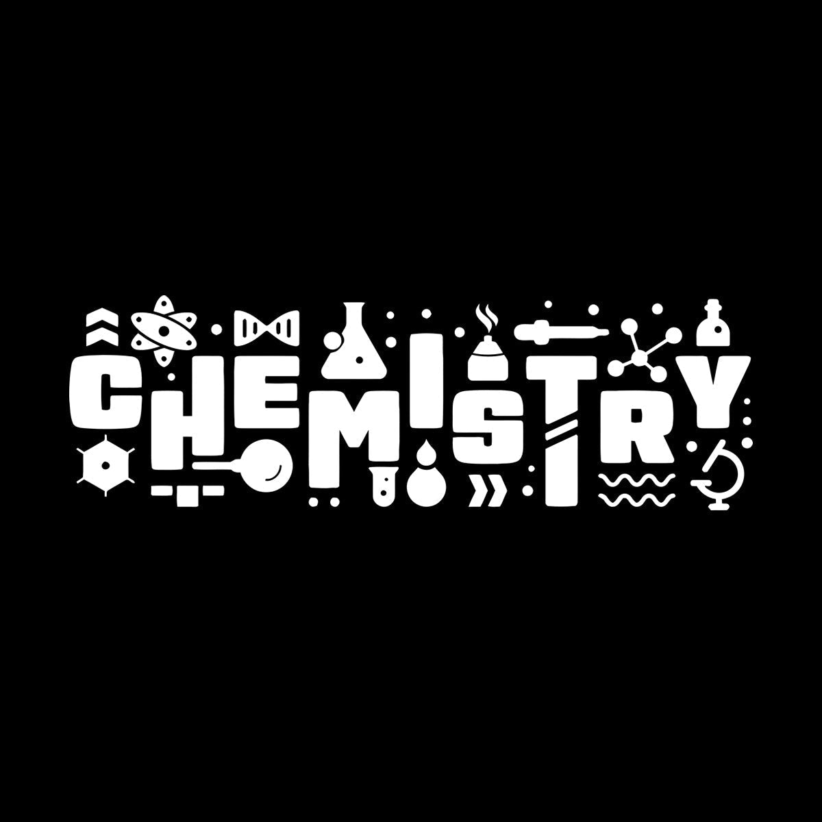 Vinyl Art Sticker Table Teen Chemistry Science School Self Adhesive