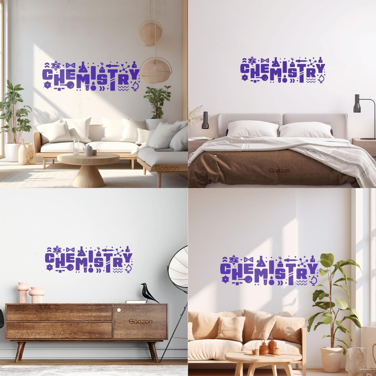 Vinyl Art Sticker Table Teen Chemistry Science School Self Adhesive