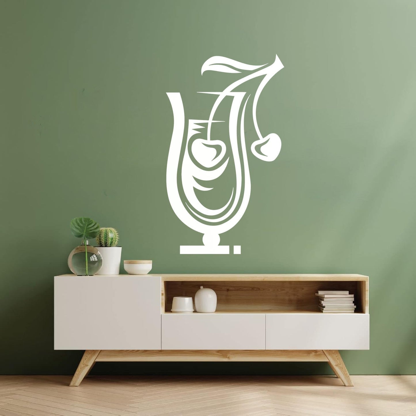 Mural And Wall Vinyl Decal Drinking Collection Cocktail Tumbler Glass Can Modify And Add Information