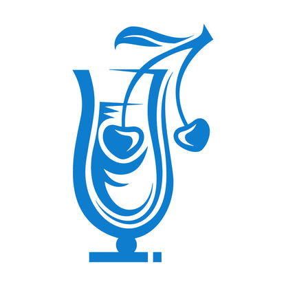 Mural And Wall Vinyl Decal Drinking Collection Cocktail Tumbler Glass Can Modify And Add Information