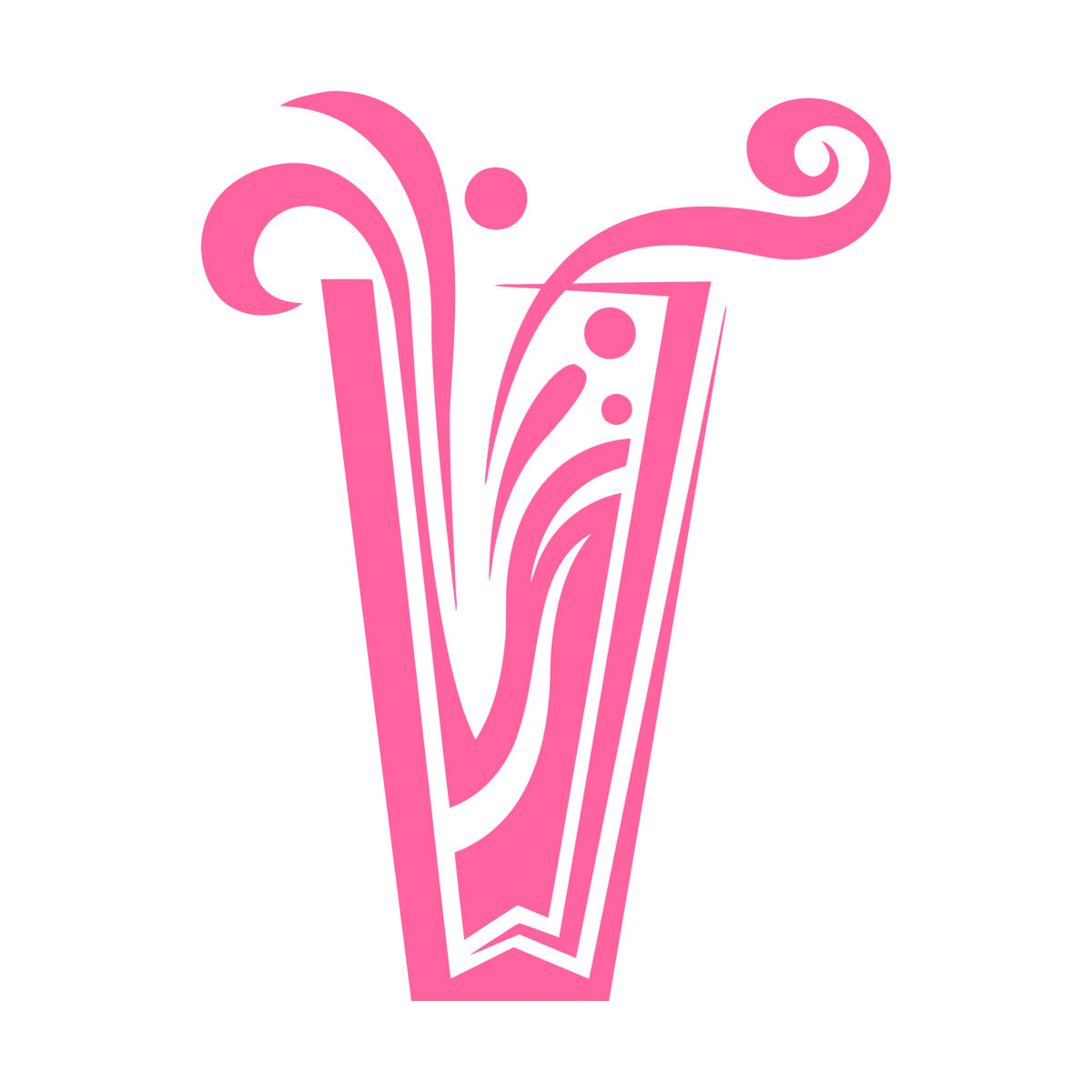 Wall Stickers Paster Paper Drinks Cocktail Glass Collection Cafe Restaurant Art Decoration