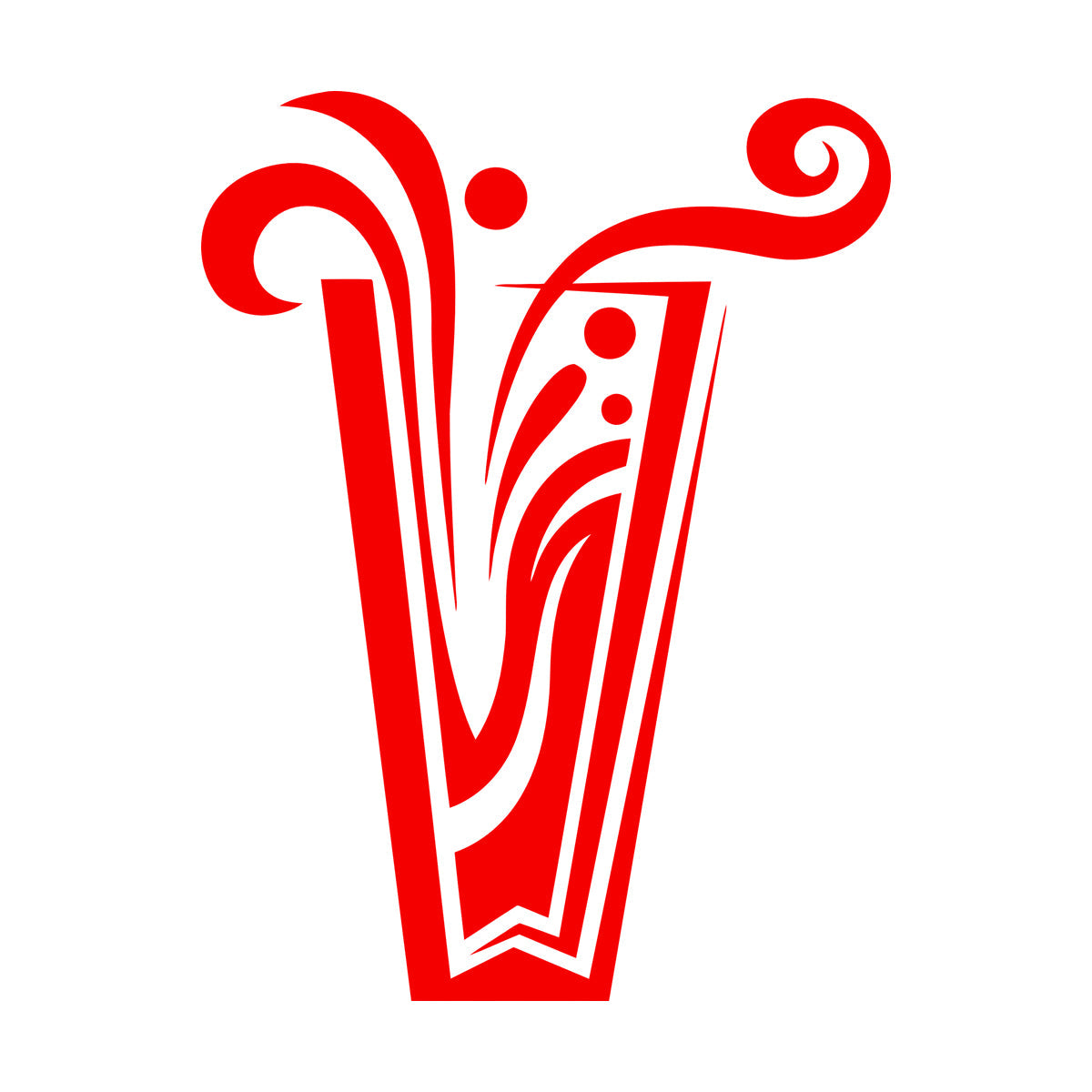 Wall Stickers Paster Paper Drinks Cocktail Glass Collection Cafe Restaurant Art Decoration