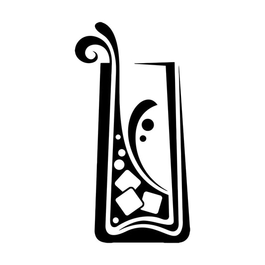 Wall Stickers Drinking Collection Cocktail Tumbler Window Decals