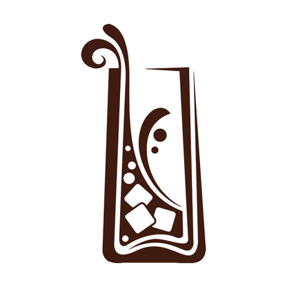 Wall Stickers Drinking Collection Cocktail Tumbler Window Decals