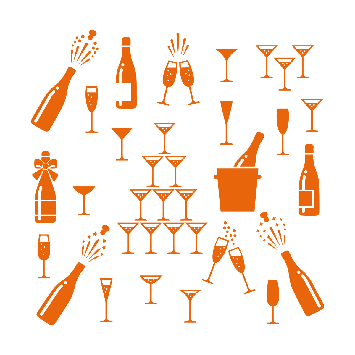 Alcohol Drink Bar Cocktail Party Night Club Kitchen Wall Decals Pvc Self Adhesive