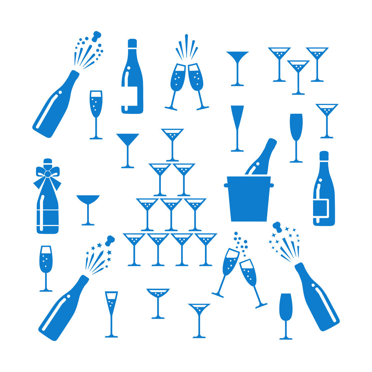 Alcohol Drink Bar Cocktail Party Night Club Kitchen Wall Decals Pvc Self Adhesive