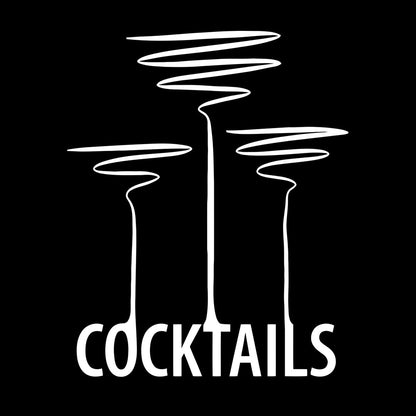 Lettering Stickers Cocktail Party Alcohol Drink Bar Night Club Do Not Damage The Wall Surface